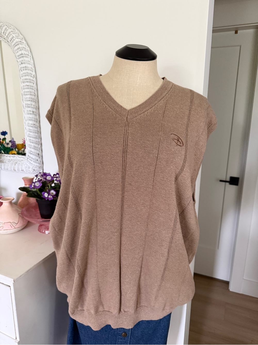 Plus Size Disney V-Neck Knit Sweater Vest